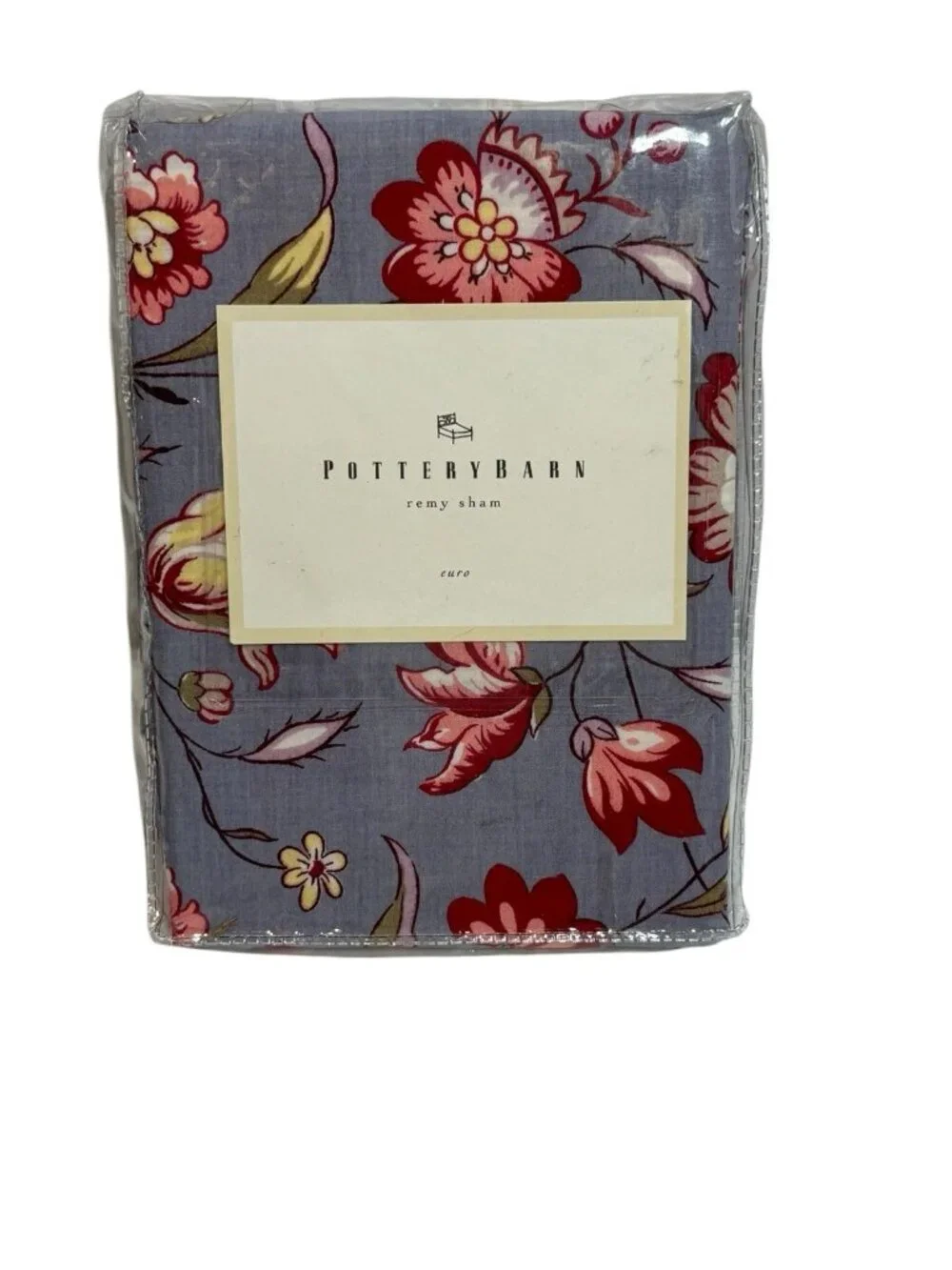 NWT Pottery Barn Remy Euro Sham Floral 100% Cotton 200 TC NIP HTF